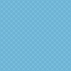 Floral Gradient Blue Small Geometric Elements Mosaic Pattern Background