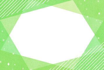 背景素材_水彩テクスチャ_緑