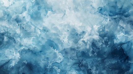 青色のラフな水彩、油彩テクスチャ。抽象絵画