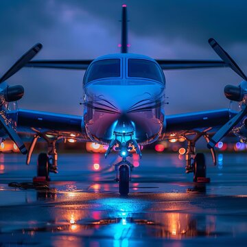 close up photograph of a cessna grand caravan on the runway ar 169