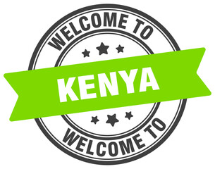 Welcome to Kenya stamp. Kenya round sign