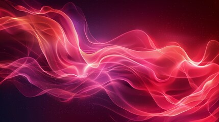 Obraz premium Crimson Silk Whispers in the Celestial Expanse