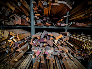 Piles  wood  various shapes