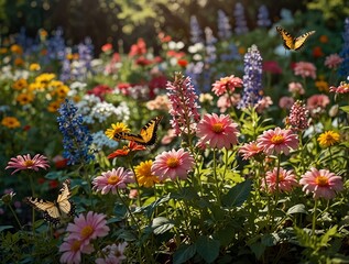 Obraz premium flowers in the garden