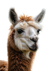 Obraz premium llama with a pure white face