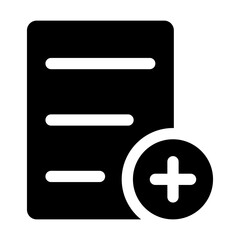 Obraz premium add file icon