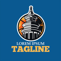 Illustration of an interstate basketball tour