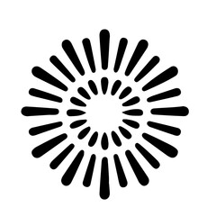 Fireworks vector Silhoutte