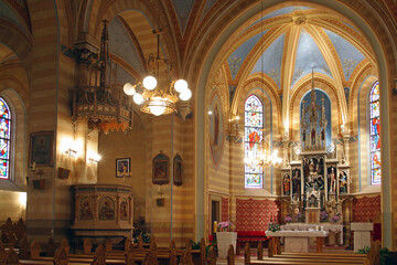 Parish church of Saint George in Desinic, Croatia
