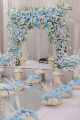 Beautiful romantic elegant wedding decor f