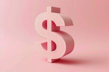 Fototapeta premium ing of icon money, clipart, minimal color, clay style, copy space, white background