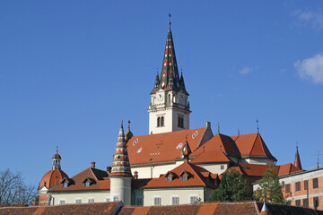 Fototapeta premium Basilica Assumption of the Virgin Mary in Marija Bistrica, Croatia