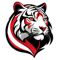 Obraz premium tiger head vector