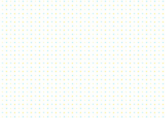 手書きのドットのパターン、水彩カラー、夏の配色