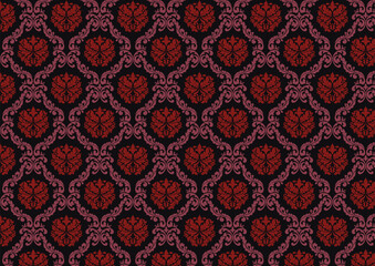 damask pattern seamless background