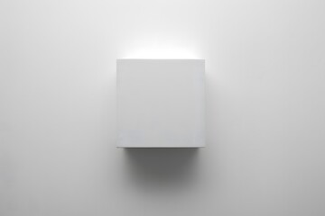 Fototapeta premium Clean White Box Cover Mockup with Spotlight