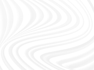 Obraz premium Clean fashion soft fabric textile woven beautiful abstract smooth curve shape decorative white and gray background
