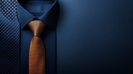 fathers day celebration, modern fathers day poster with stylish tie design masculine colors, perfect for honoring dads everywhere