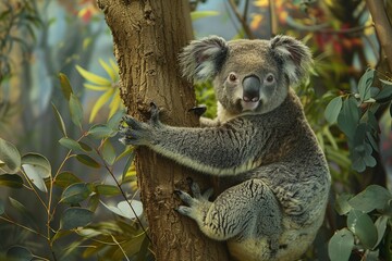 Fototapeta premium Animals in various locations around the world, showcasing diverse habitats and environments. Perfect for wildlife and nature-themed designs.