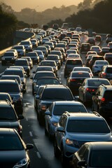 Los Angeles Rush Hour Traffic