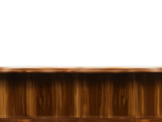 Bar counter Isolated on transparent background