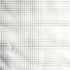 Grid paper texture background. White paper texture background. Generative AI.