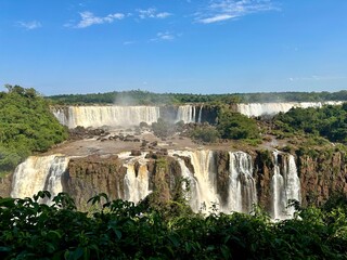 iguazu falls waterfall argentina brazil 