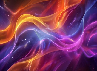 Obraz premium Mesmerizing Nebula: A Symphony of Colors in the Cosmos