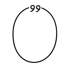 Quotes box shapes of doodle icon 