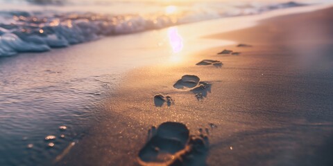 a realistic photo of beach sand