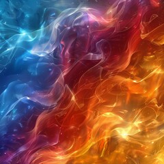 Fototapeta premium Fire and Ice