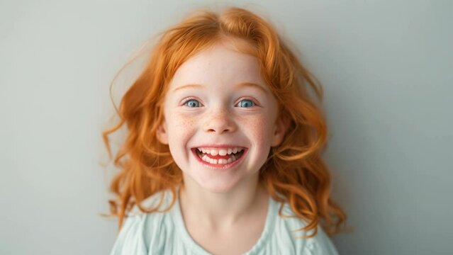 Overflowing Happiness: Ginger Kid's Bright Eyes