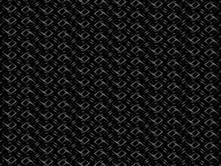 Black metal texture steel background. Perforated metal sheet.