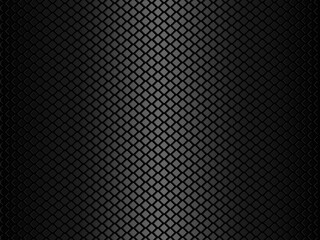 Black metal texture steel background. Perforated metal sheet.