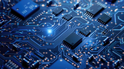 a close-up of a circuit board background
