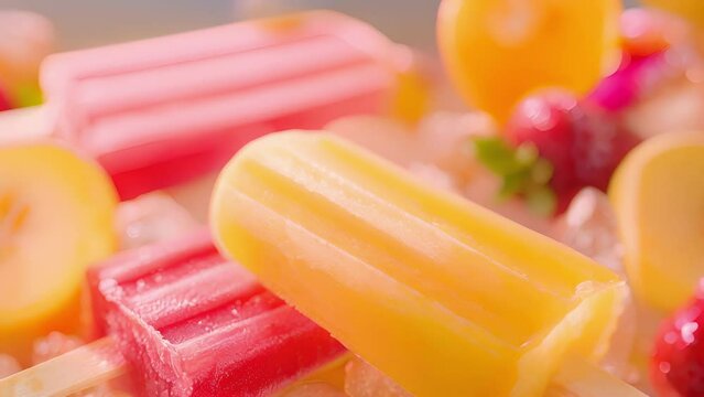 Craving soing refreshing Treat yourself to a fruity popsicle or icy slushie from the stands frozen treats menu.