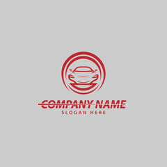 Car Garage Premium Concept Logo Design