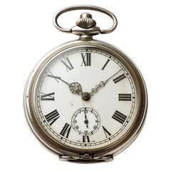 Antique pocket watch, classic timepiece, precious metals, chain and cover, elegant craftsmanship