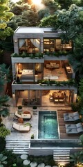 A Modern Home in the Rainforest
