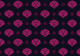 damask seamless vector background