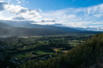 Obraz premium landscape with mountains , landscape with mountains and clouds, landscape with mountains Patagonia, Patagonia Argentina, Argentina