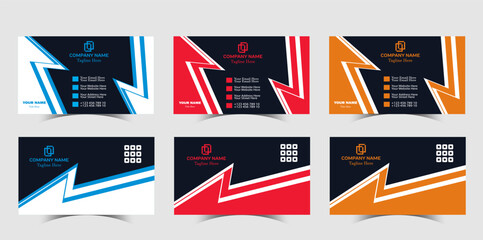 Professional Modern Creative and Clean Corporate visiting Business Card design Template