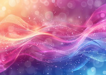 Fototapeta premium Shimmering Dreamy Stardust Halo