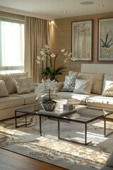 Interior Design of a Modern Living Room