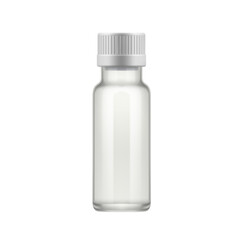 medication  Glass bottle , Pipette mockups for bottle on white background.