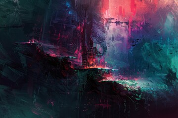 A place of darkness and unease with an unknown threat