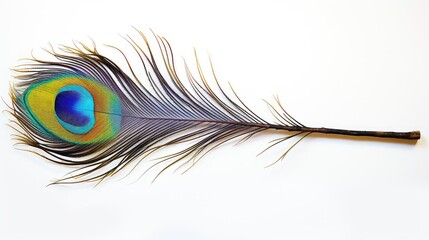peacock feather isolated UHD Wallpaper
