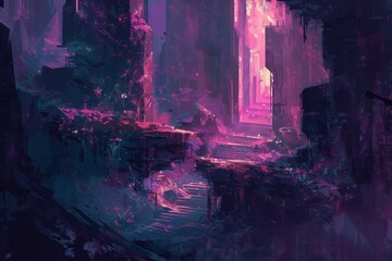 A place of darkness and fear with an unknown threat