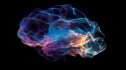 Illustration of an abstract brain