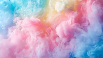 Fototapeta premium colours, colourful, rainbow, background, fluffy, purple, abstract, pink, texture, fantasy, pastel, wallpaper, illustration, blue, cloud, sky, soft, watercolor, light, bright, pattern, cloudscape, clou